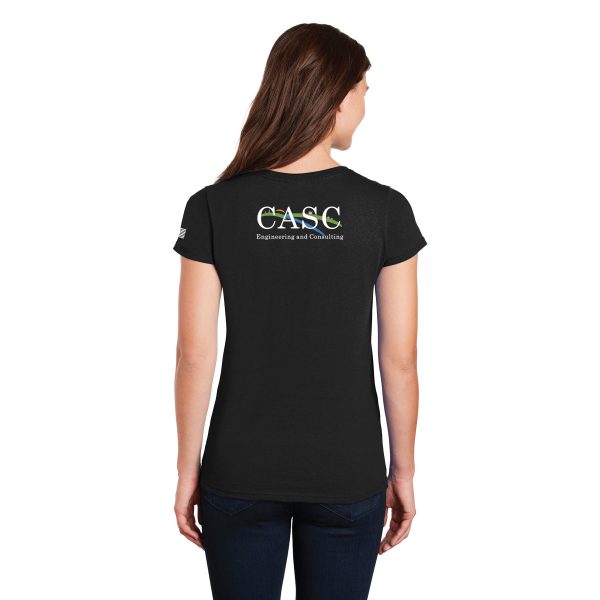CASC T-Shirt Ladies V-Neck | 5V00L - Image 4