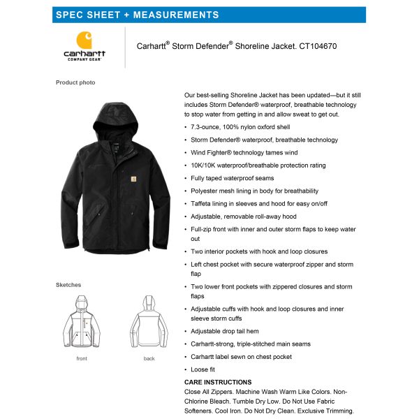 CASC Jacket Carhartt® Men's | CT104670 - Image 3
