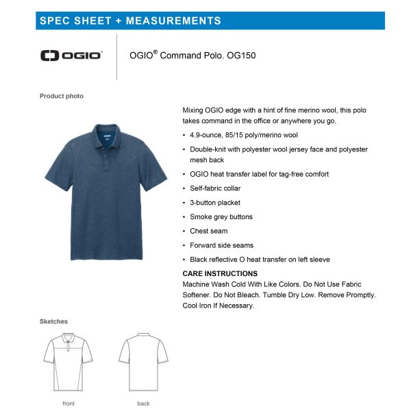 CASC Polo OGIO® Command | OG150 - Image 4