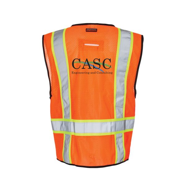 CASC Safety Vest Unisex 6 Pocket Contrast Class 2 | 1581 - Pennington ...